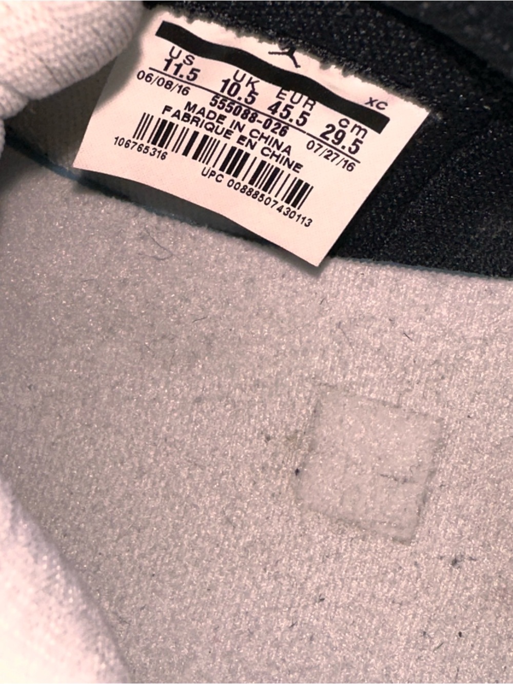 Jordan Air Jordan 1 Retro High OG Top 3 2016 Black/Red/Blue ($400 in market) - Picture 14 of 14